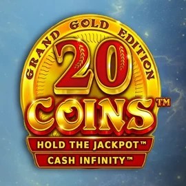 20 Coins Grand Gold Edition online game logo by Wazdan on blazingwildzscasino.com
