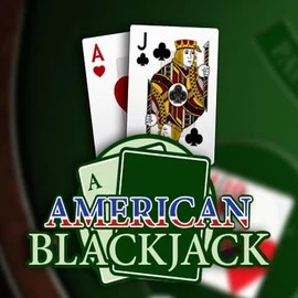 American Blackjack by Habanero, showcased at blazingwildzscasino.com – game logo